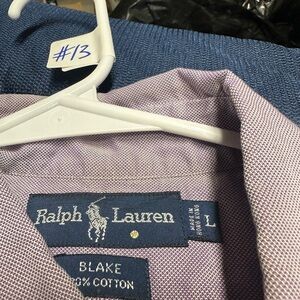 Ralph Lauren Men's Purple Shirt